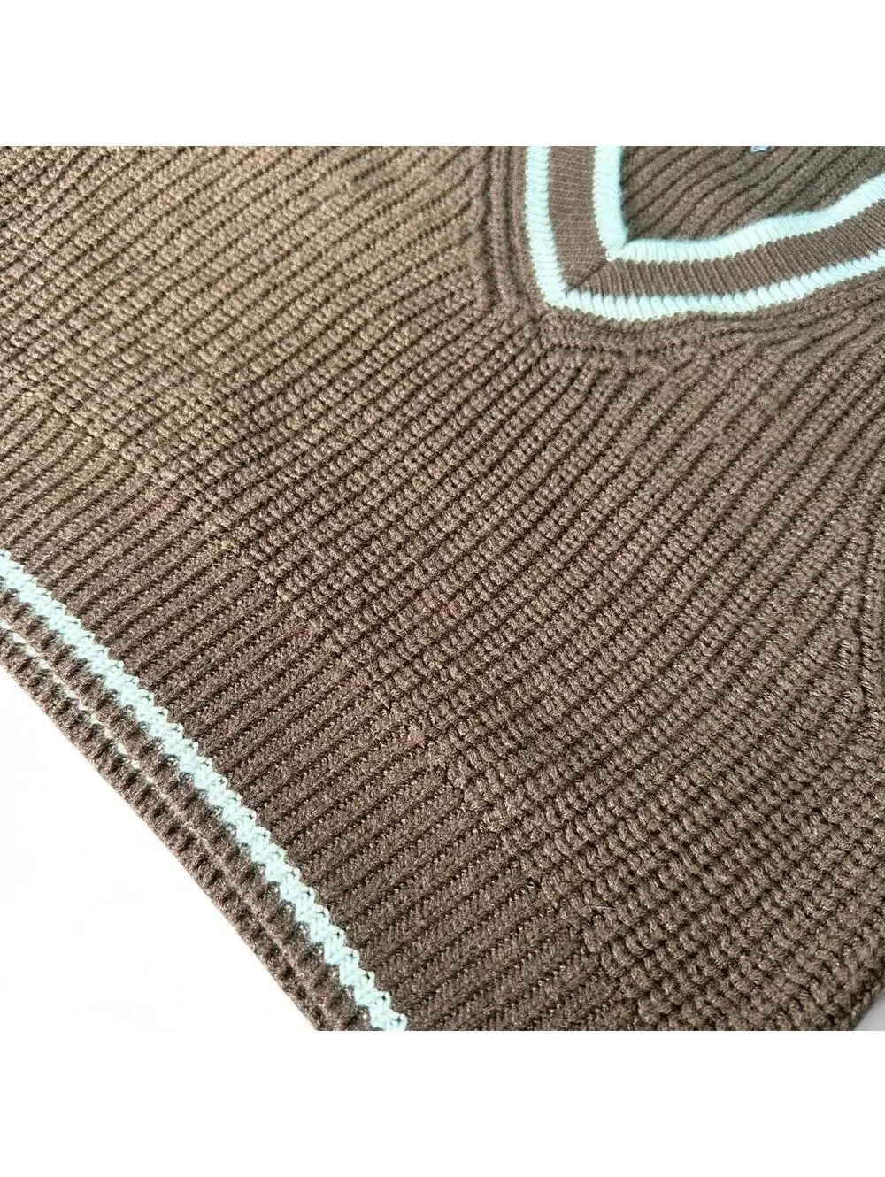 Brown V-Neck Sweater Vest - H&M Divided - Size Medium